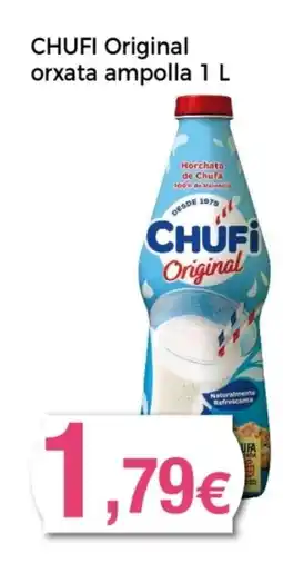 Supermercats Jespac CHUFI Original orxata ampolla oferta