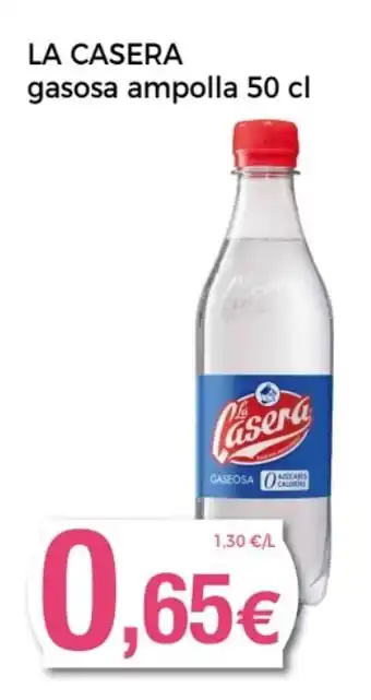 Supermercats Jespac LA CASERA gasosa ampolla oferta