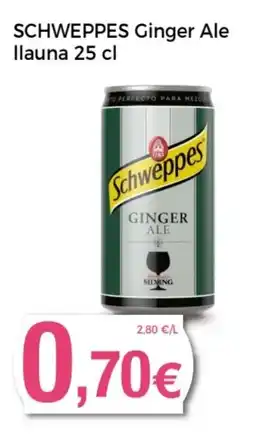 Supermercats Jespac SCHWEPPES Ginger Ale Ilauna oferta