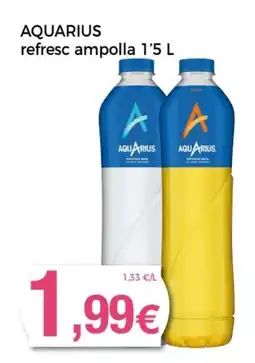 Supermercats Jespac AQUARIUS refresc ampolla oferta