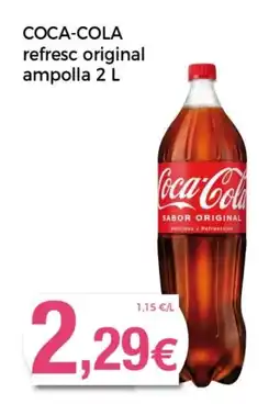 Supermercats Jespac COCA-COLA refresc original ampolla oferta
