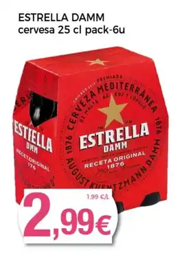 Supermercats Jespac ESTRELLA DAMM cervesa oferta
