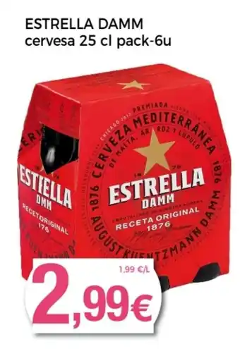 Supermercats Jespac ESTRELLA DAMM cervesa oferta