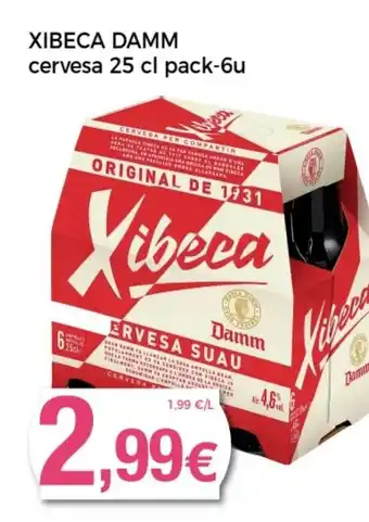 Supermercats Jespac XIBECA DAMM cervesa oferta