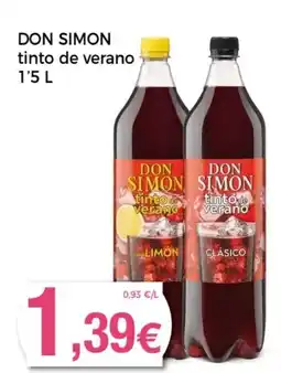 Supermercats Jespac DON SIMON tinto de verano oferta