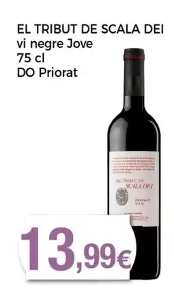 Supermercats Jespac EL TRIBUT DE SCALA DEI vi negre Jove DO Priorat oferta