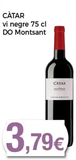 Supermercats Jespac MARRUGAT+NATURA CATAR vi negre DO Montsant oferta