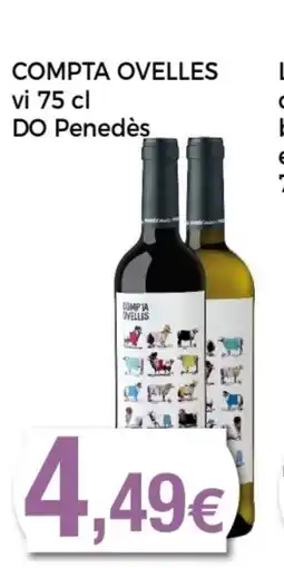 Supermercats Jespac COMPTA OVELLES vi DO Penedès oferta
