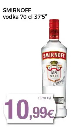 Supermercats Jespac SMIRNOFF vodka 37'5° oferta