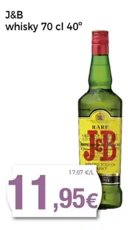 Supermercats Jespac J&B whisky 40° oferta