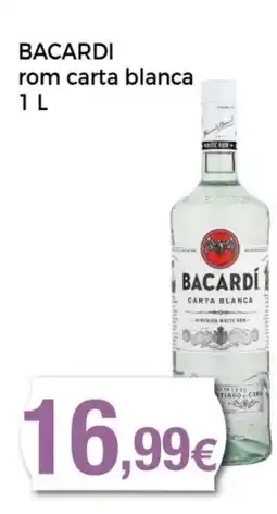 Supermercats Jespac BACARDI rom carta blanca oferta