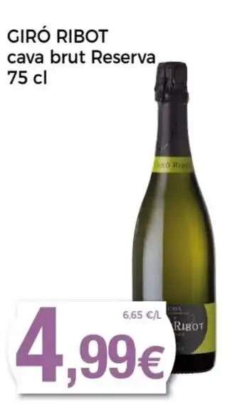 Supermercats Jespac GIRÓ RIBOT cava brut Reserva oferta