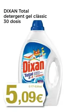 Supermercats Jespac DIXAN Total detergent gel clàssic 30 dosis oferta