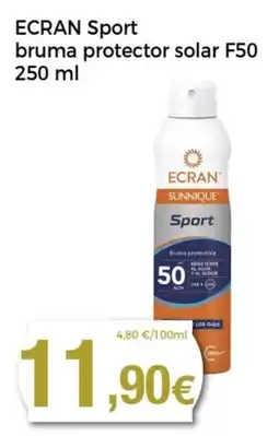 Supermercats Jespac ECRAN Sport bruma protector solar F50 oferta