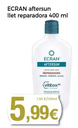 Supermercats Jespac ECRAN aftersun llet reparadora oferta