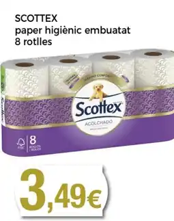 Supermercats Jespac SCOTTEX paper higiènic embuatat oferta