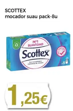 Supermercats Jespac SCOTTEX mocador suau pack-8u oferta