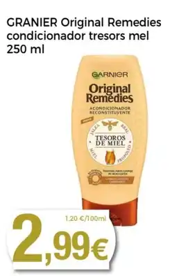 Supermercats Jespac GRANIER Original Remedies condicionador tresors mel oferta