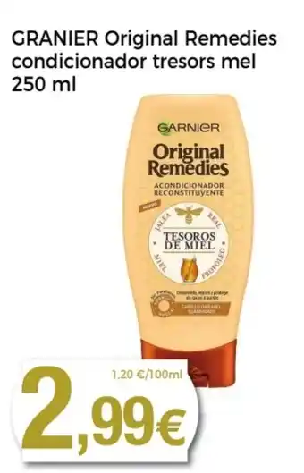 Supermercats Jespac GRANIER Original Remedies condicionador tresors mel oferta
