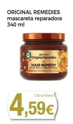 Supermercats Jespac ORIGINAL REMEDIES mascareta reparadora oferta