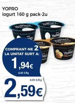 Supermercats Jespac YOPRO iogurt oferta