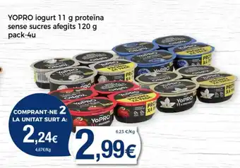 Supermercats Jespac YOPRO iogurt proteina sense sucres afegits oferta