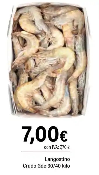 Cash Ifa Langostino Crudo oferta