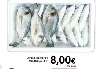 Cash Ifa Dorada acuicultura oferta