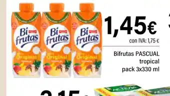 Cash Ifa PASCUAL Bifrutas tropical oferta