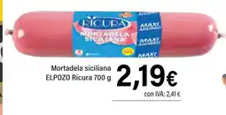 Cash Ifa ELPOZO Mortadela siciliana Ricura oferta