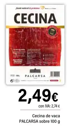 Cash Ifa PALCARSA Cecina de vaca oferta