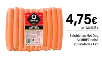 Cash Ifa ALMIREZ Salchichas Hot Dog oferta