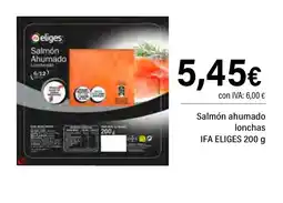 Cash Ifa IFA ELIGES Salmón ahumado lonchas oferta