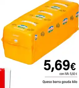 Cash Ifa Queso barra gouda oferta