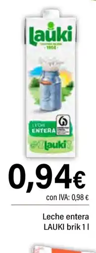 Cash Ifa LAUKI Leche entera oferta