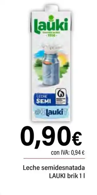 Cash Ifa LAUKI Leche semidesnatada oferta