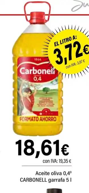 Cash Ifa CARBONELL Aceite oliva 0,4° oferta