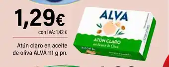 Cash Ifa ALVA Atún claro en aceite de oliva oferta