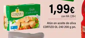 Cash Ifa CORTIZO Atún en aceite de oliva oferta