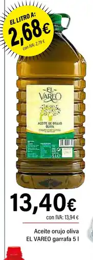 Cash Ifa EL VAREO Aceite orujo oliva oferta