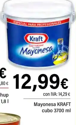 Cash Ifa KRAFT Mayonesa cubo oferta