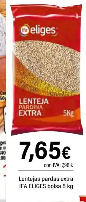 Cash Ifa IFA ELIGES Lentejas pardas extra oferta
