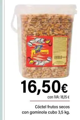 Cash Ifa Cóctel frutos secos con gominola cubo oferta