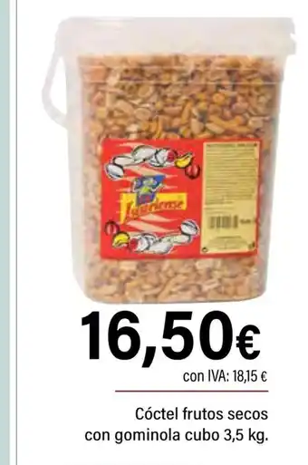 Cash Ifa Cóctel frutos secos con gominola cubo oferta