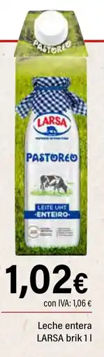 Cash Ifa LARSA Leche entera oferta