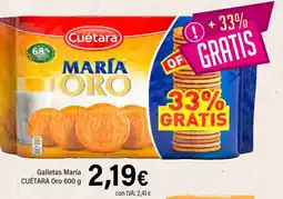 Cash Ifa CUÉTARA Galletas María oferta