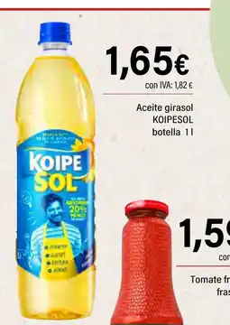 Cash Ifa KOIPESOL Aceite girasol oferta