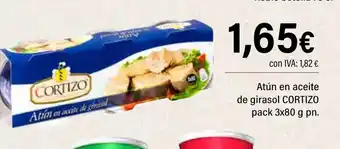 Cash Ifa CORTIZO Atún en aceite de girasol oferta