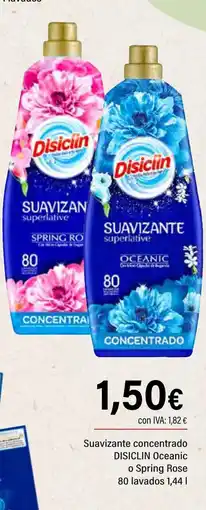Cash Ifa DISICLIN Suavizante concentrado Oceanic o Spring Rose oferta