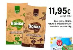 Cash Ifa BONKA Café grano natural o mezcla Hostelería paquete oferta
